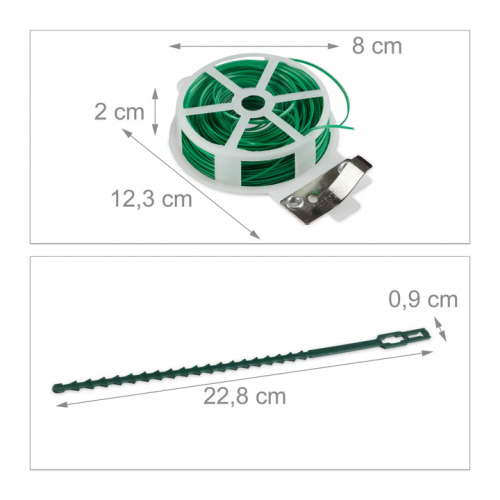 Set für flexible Pflanzenbefestigung